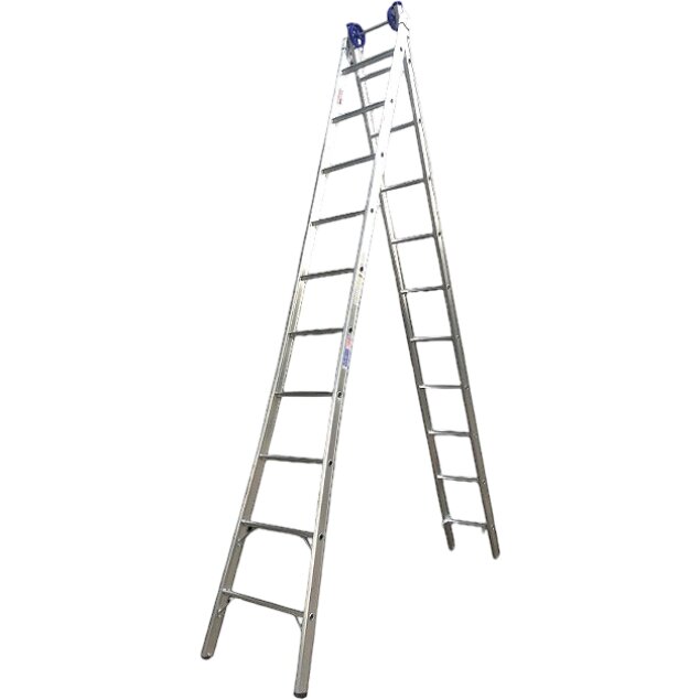 REAL ESCADAS - ESCADA DE ALUM�NIO EXTENSIVA 8 DEGRAUS